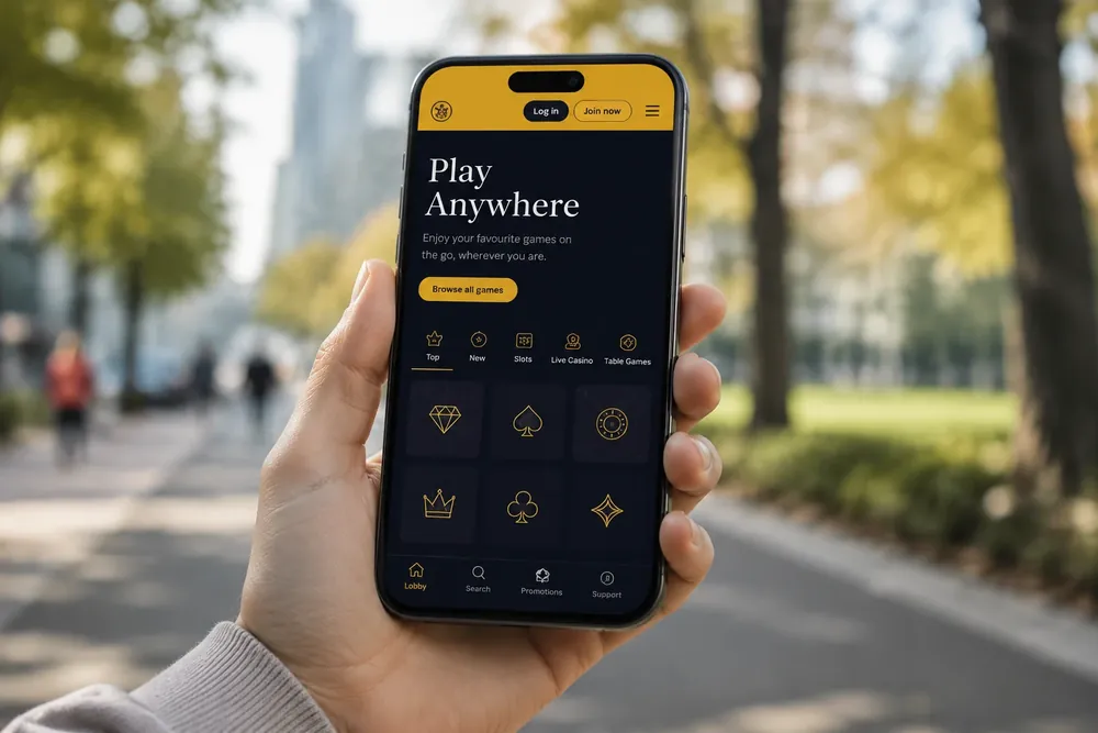 Browsing the Game Selection on a Smaller Screen